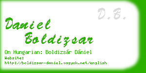 daniel boldizsar business card